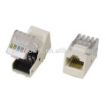 RJ 45 cat6 Keystone Jack, rj45 cat5e cat6 utp weibliche Keystone Jack, cat6 Keystone Jack 90 Grad